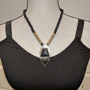 Black and gold necklace- Sale!